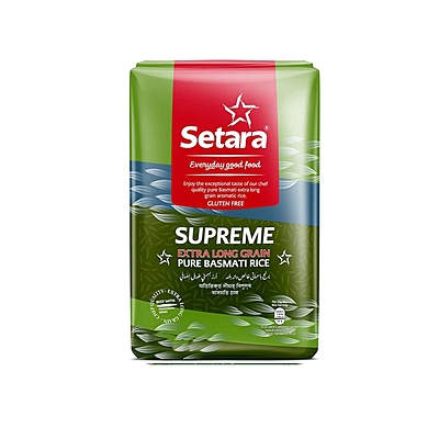 10533 Setara Supreme Extra Long Basmati Rice 2kg X 6