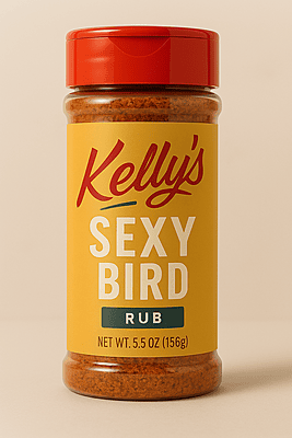 Kelly's Sexy Bird Seasoning, 8.4 oz.