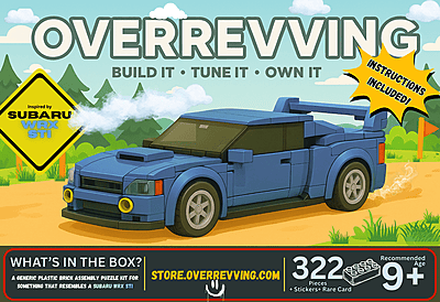 Subaru WRX STI - Generic Plastic Brick Assembly Puzzle Kit