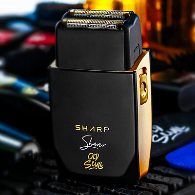 Shaver SHARP Black & Gold Marca Old Scull Shaver SHARP Black & Gold Marca Old Scull