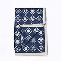 Shawl Cashmere Blue Florets