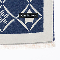 Shawl Cashmere Blue Florets