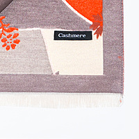 Shawl Cashmere Orange Floral