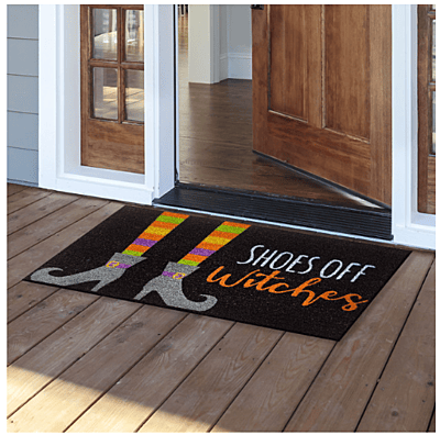Shoes Off Witches Coir Doormat