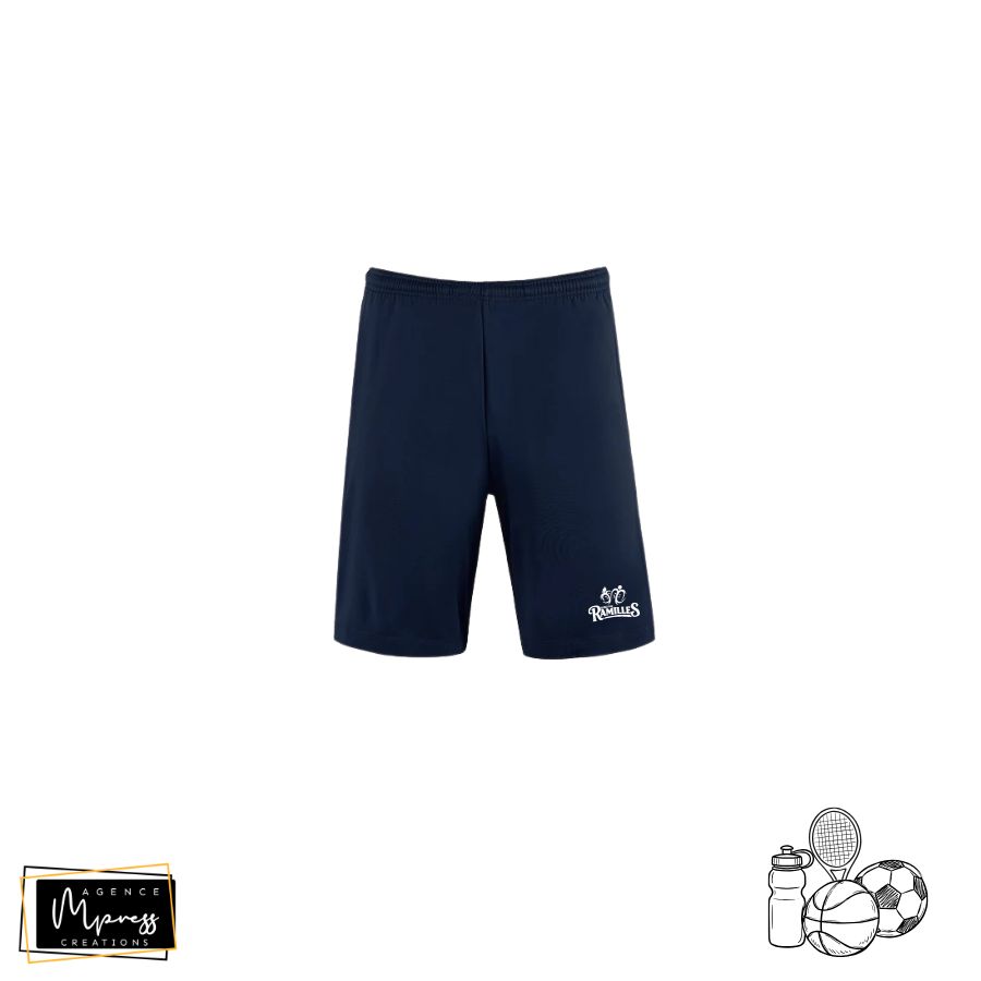 Adulte - Short de sport Bleu marine (Ramilles) Adulte - Short de sport Bleu marine (Ramilles)