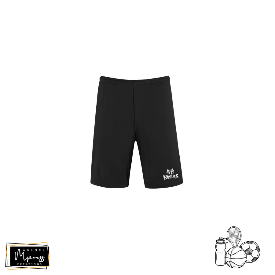 Adulte - Short de sport Noir (Ramilles) Adulte - Short de sport Noir (Ramilles)