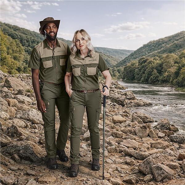 Serengeti 2-Tone Bush Short Sleeve Shirt