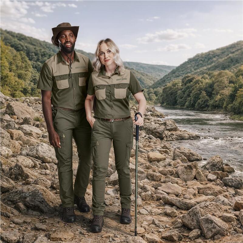 Serengeti 2-Tone Bush Short Sleeve Shirt