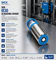 Sick Ultrasonic Sensor M30