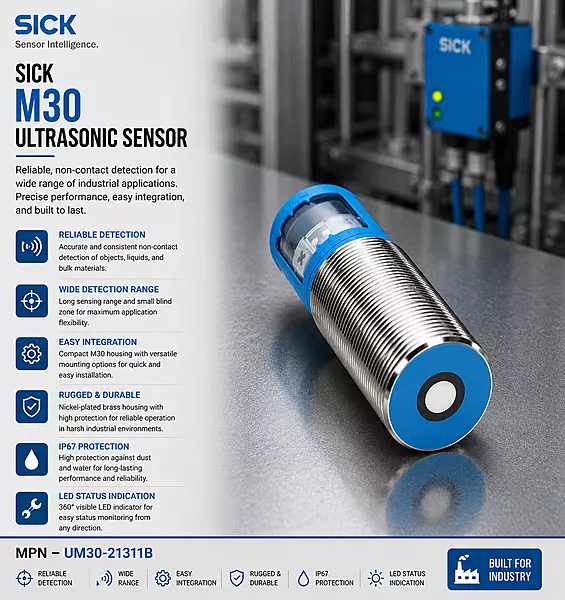 Sick Ultrasonic Sensor M30