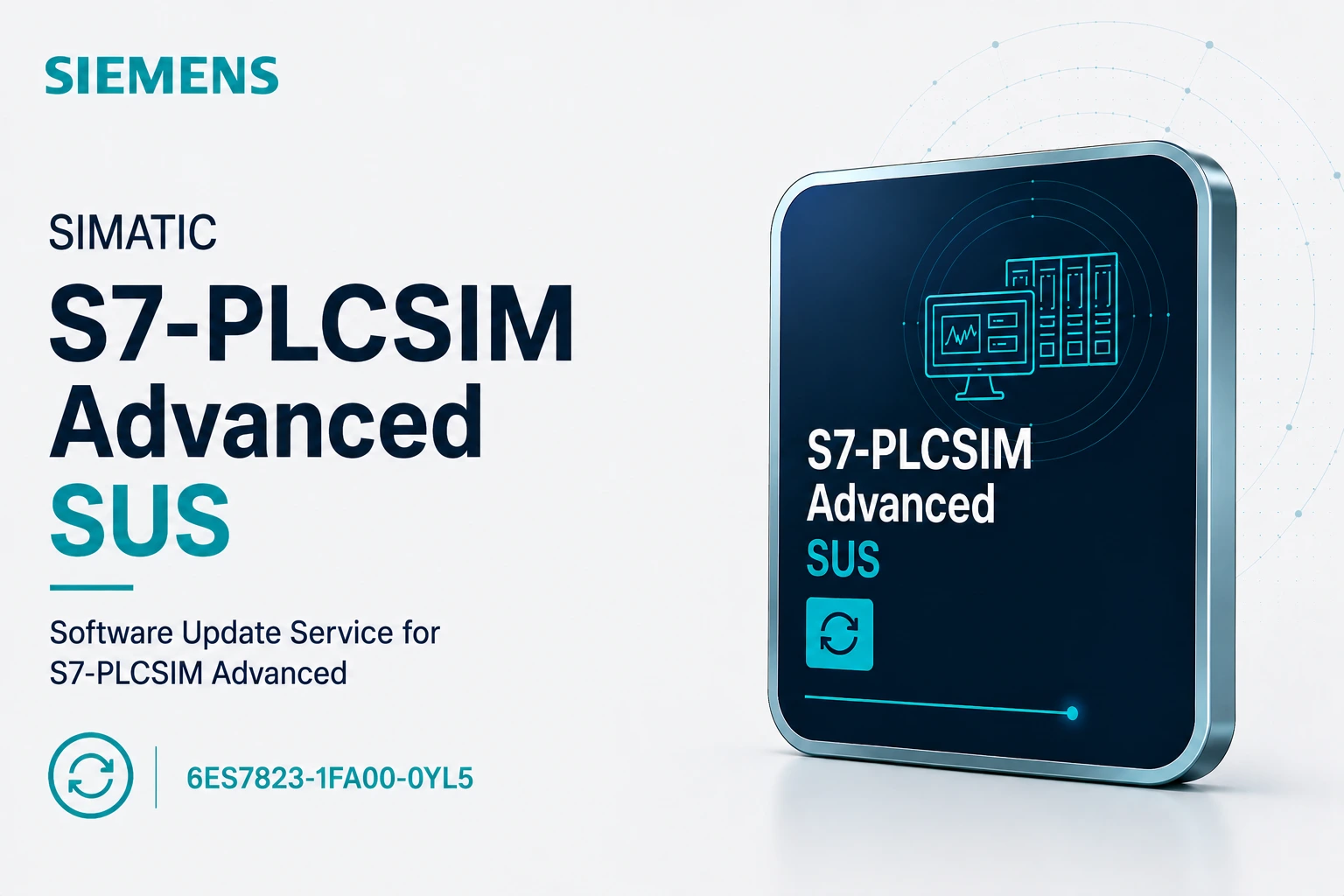 Siemens, SIMATIC S7-PLCSIM Advanced SUS, 6ES7823-1FA00-0YL5