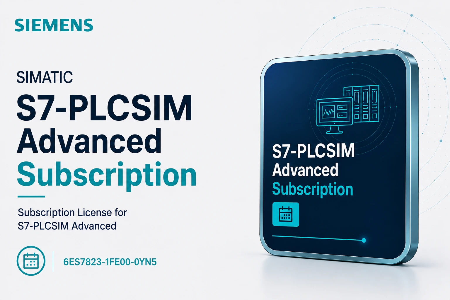 Siemens, SIMATIC S7-PLCSIM Advanced Subscription, 6ES7823-1FE00-0YN5