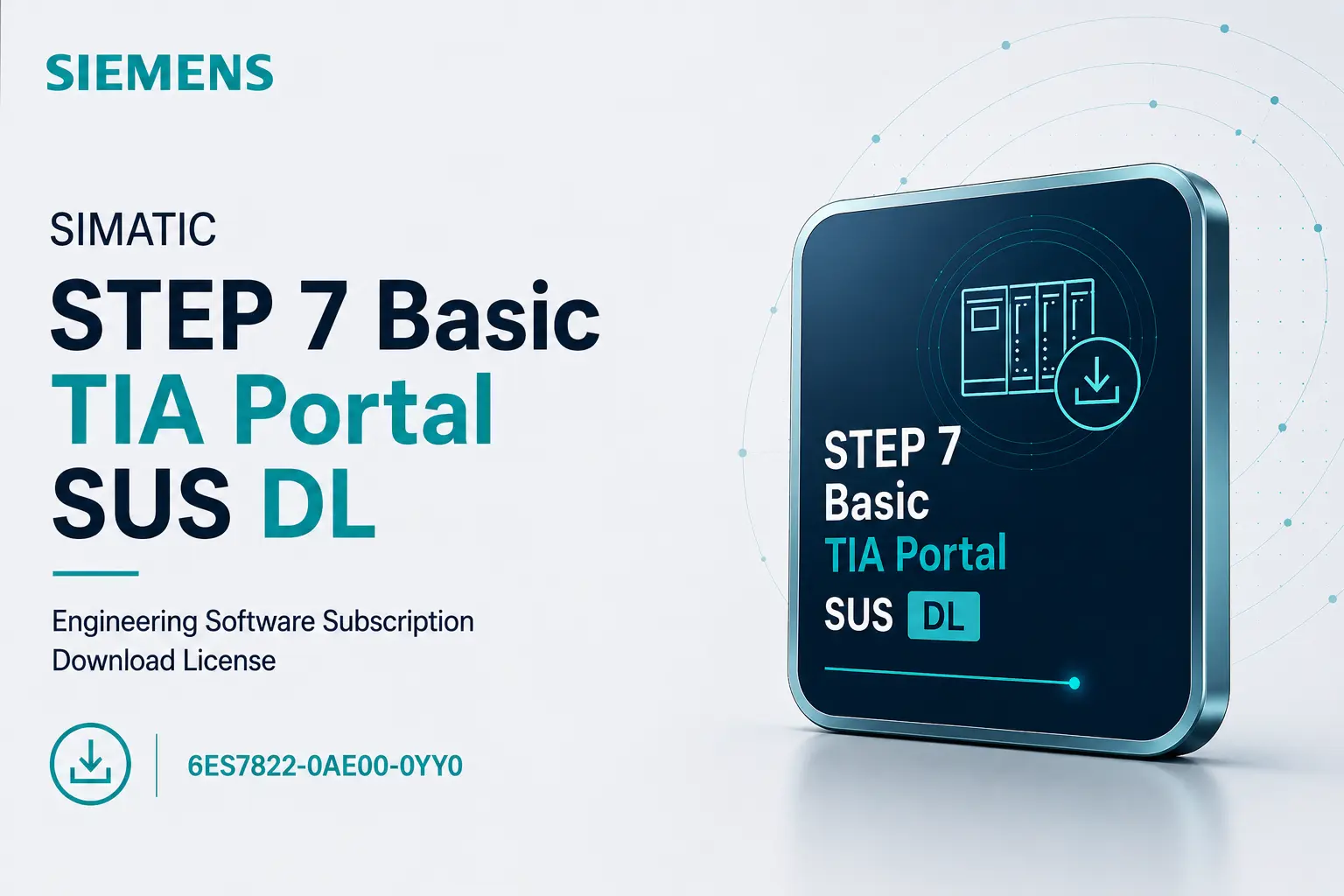Siemens, SIMATIC STEP 7 Basic TIA Portal SUS DL, 6ES7822-0AE00-0YY0