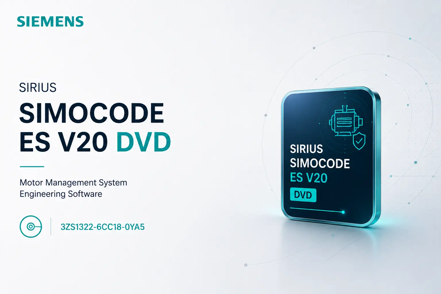 Siemens, SIRIUS, SIMOCODE ES V20 DVD, 3ZS1322-6CC18-0YA5