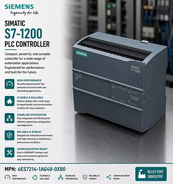 Siemens Simatic PLC Controller S7-1200