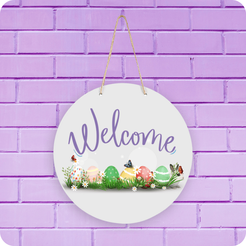 Easter Welcome Sign