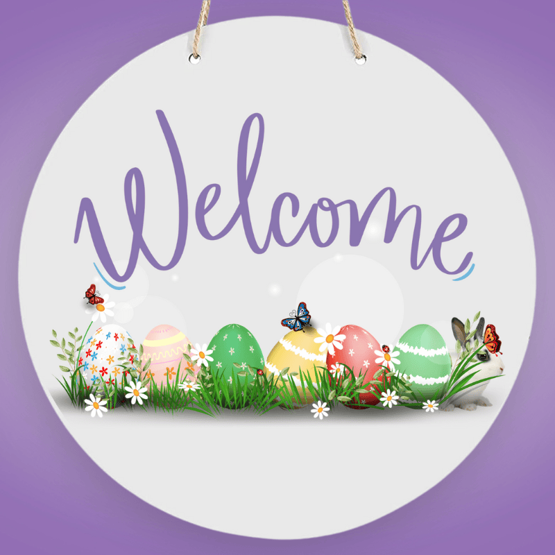 Easter Welcome Sign