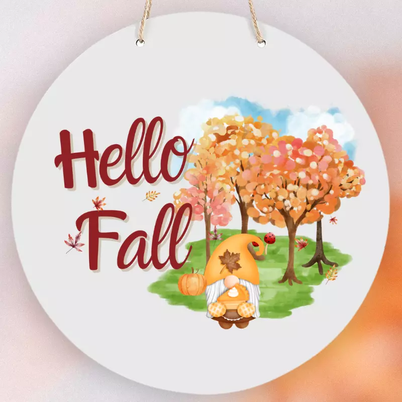 Autumn Door Sign
