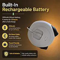 Silicone Panda Night Light for Kids | Rechargeable LED Bedside Lamp with Tap Control