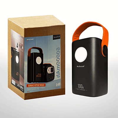 60000mAh Power Bank - 100W Super Fast Charging Portable Charger with Multiple Outputs & LED Display