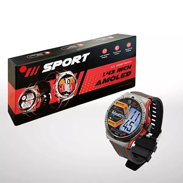 Smart Watch with Fitness Tracking - Full Touch Screen, Heart Rate & Notifications