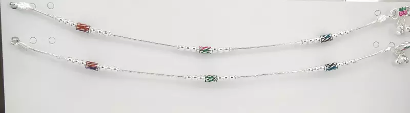 Silver Anklet for Business