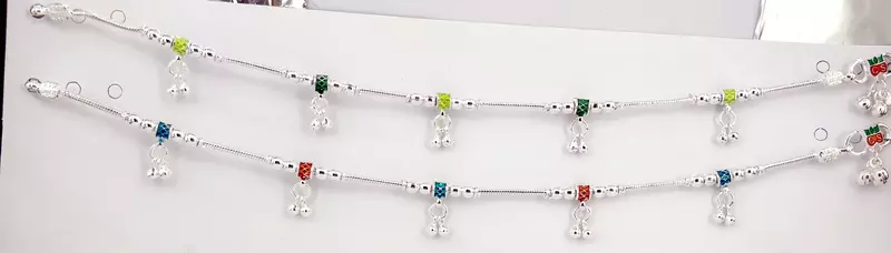 Silver Anklet for Cultural Gatherings