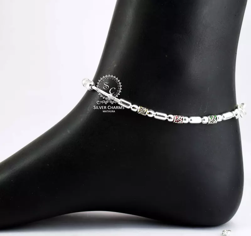 Silver Anklet for Friends