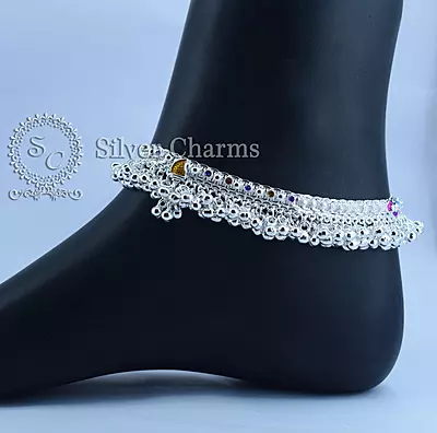 Silver Anklets for Temple Visits