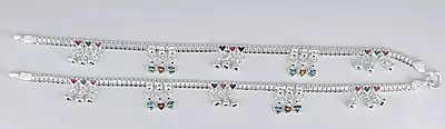 Silver Anklets with Bells India