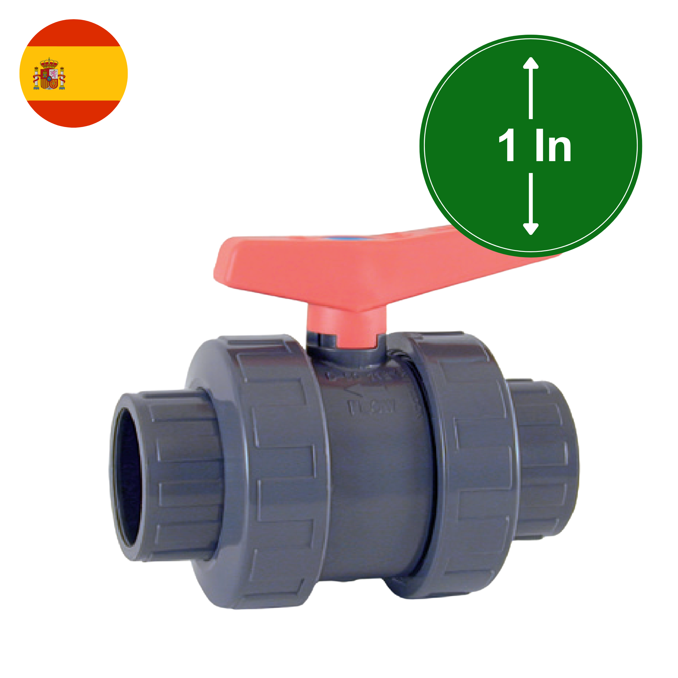 PVC Ball Valve Grey | 1 inch | 07268 | Cepex