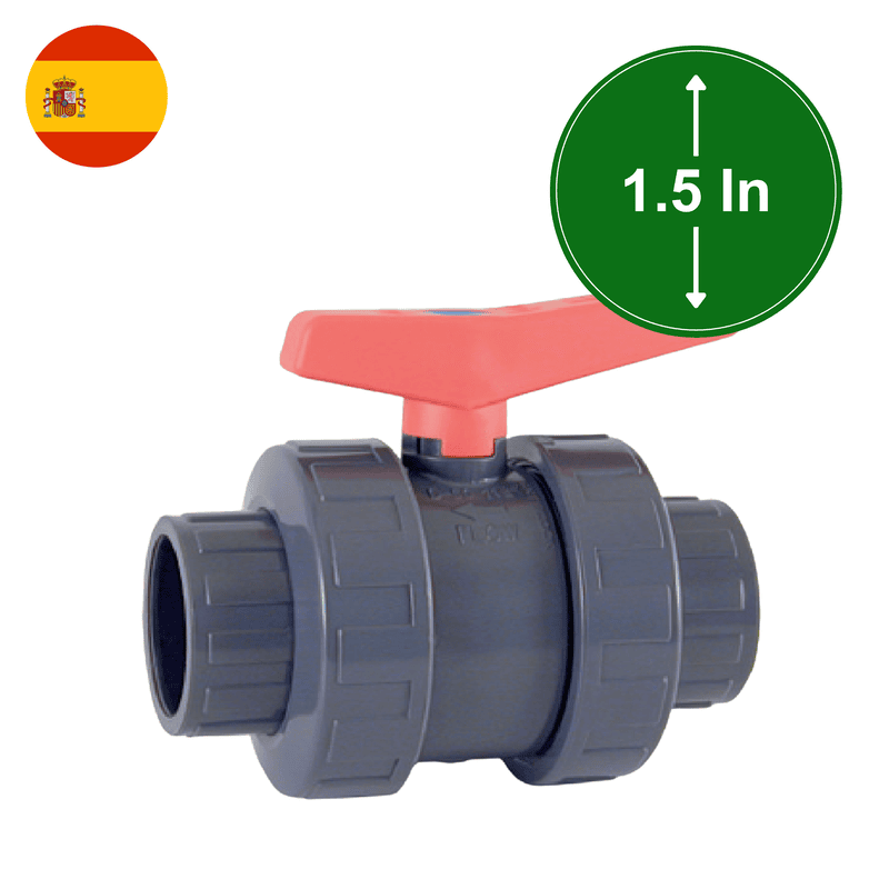 PVC Ball Valve Grey | 1.5 inch | 07270 | Cepex