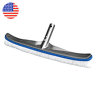 Deluxe Pool Brush With Aluminum Back 18 inch | T854 | PRO POOL PRO