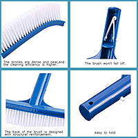 Standard Curved Pool Brush 18 inch | T479 | PRO POOL PRO