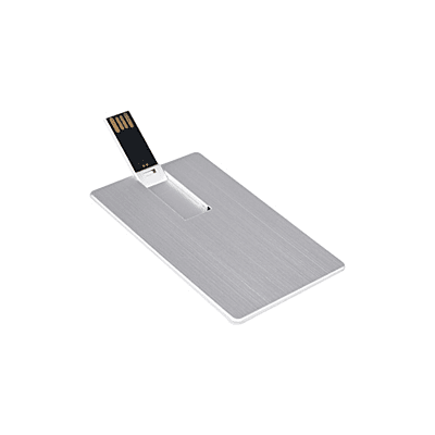 Silver Metal Card Pendrive