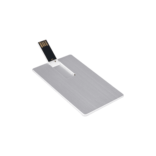 Silver Metal Card Pendrive