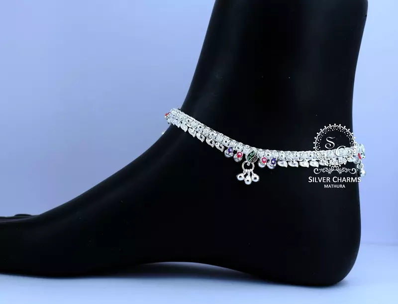 Silver Payal Wholesale Agra