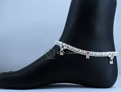 Silver Payal with Delicate Design