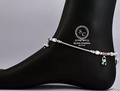Silver anklet for Navratri Silver anklet for Navratri