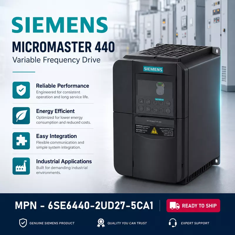 Siemens Micromaster 440 Without Filter MM440/ 7.5kW