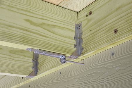 Simpson Strong-Tie DTT1Z Deck Tension Tie-ZMAX Simpson Strong-Tie DTT1Z Deck Tension Tie-ZMAX