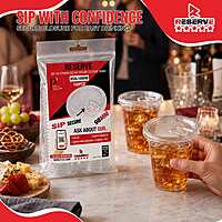 Sip lid strawless with secure closure 98mm Reserve 10/100