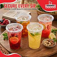 Sip lid strawless with secure closure 98mm Reserve 10/100