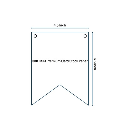 Premium Blue Metallic Happy Birthday Banner – Silver Letter Pennant Style