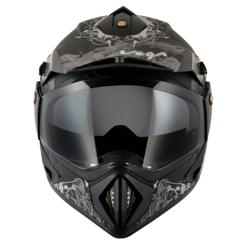 VEGA OFF ROAD DV SKETCH DULL BLACK SILVER L