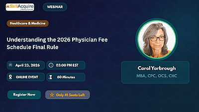 Understanding the 2026 Physician Fee Schedule Final Rule