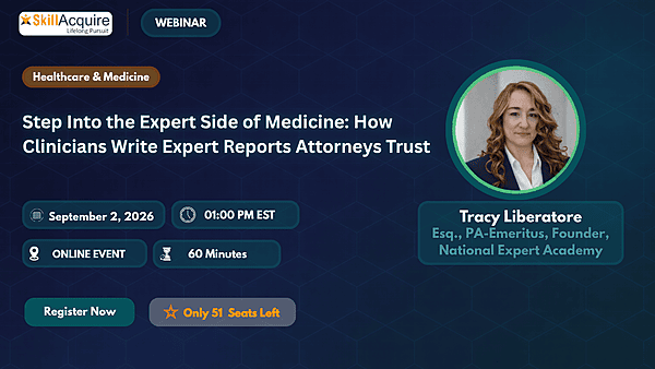 Step Into the Expert Side of Medicine: How Clinicians Write Expert Reports Attorneys Trust