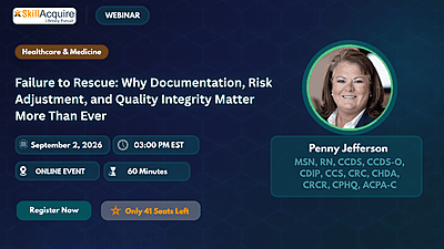 Failure to Rescue: Why Documentation, Risk Adjustment, and Quality Integrity Matter More Than Ever Failure to Rescue: Why Documentation, Risk Adjustment, and Quality Integrity Matter More Than Ever