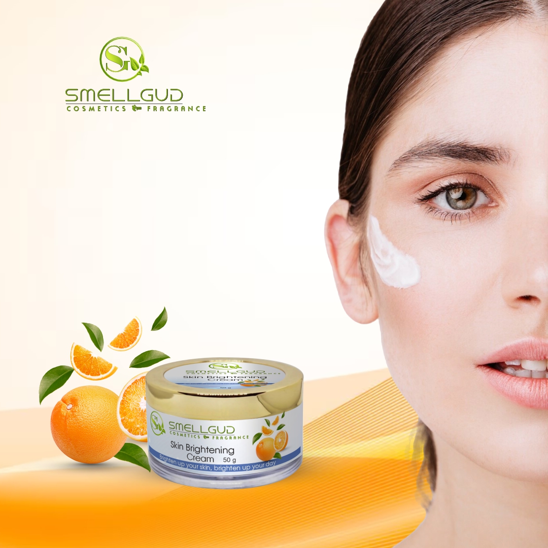 Smellgud Cosmetics Herbals WhiteGlow Skin Whitening And Brightening Gel, Face Cream with SPF-25, for all skin types, 50g
