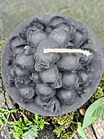 Skull Mountain Candle - Black, Unscented